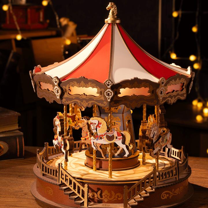 Image du produit Robotime Grande roue de la boîte à musique