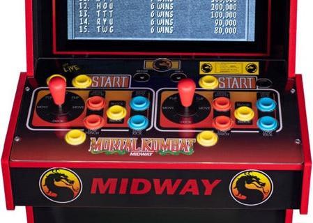 Actual product image Arcade1Up borne 2 joueurs Mortal Kombat / Midway Legacy 30th Anniversary Edition 154 cm