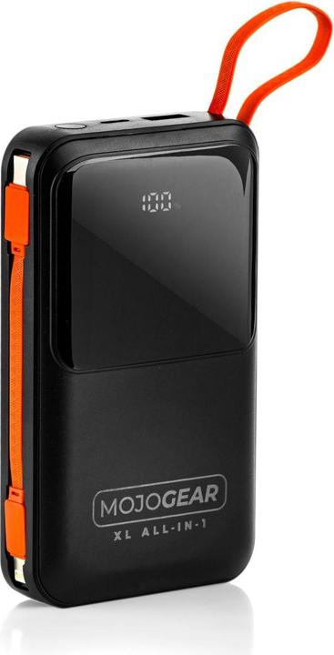 Mojogear Xl+cable 20000mAh PowerBank w/ Built-In Cables (MG-PB7) (20000 mAh, 22.50 W, 74 Wh)
