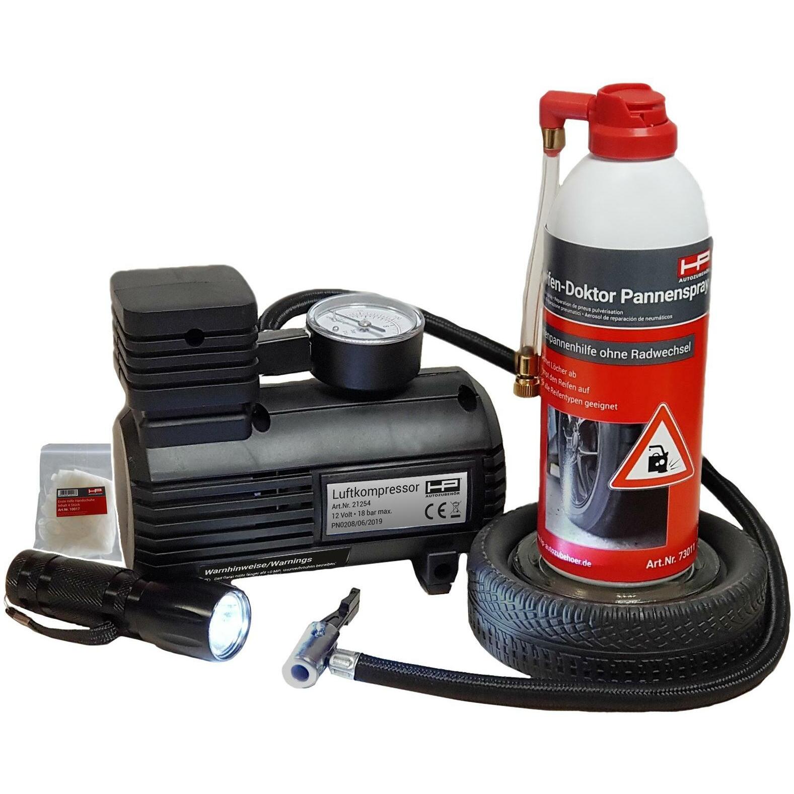 HP Autozubehör, Pannenhilfe, Reifen-Pannenset