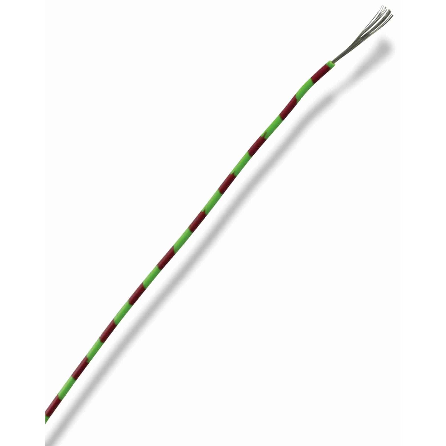 Rautronic, Kabelleitung, Litze, 1x0,14, 25m Spule, grün/rot, LIYV (25 m)