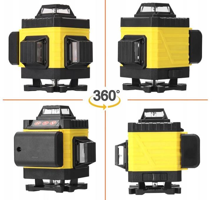 Actual product image Extralink Kreuzebene Laser-Wasserwaage 4D (22.50 cm)
