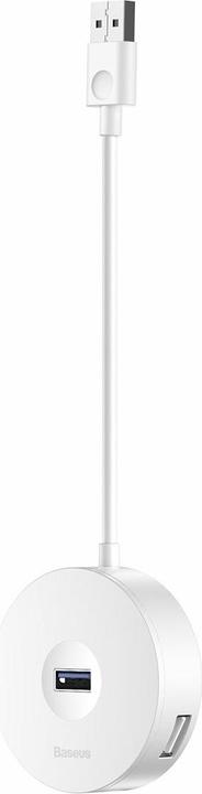 Actual product image Baseus Hub 4in1 USB to 3.0+ 3x 2.0 15cm white (USB-A, 4 ports)