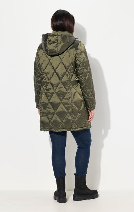 Produktbild Ulla Popken HYPRAR Steppjacke, Kapuze, 2-Wege-Zipper, Zipptaschen (46, 48)