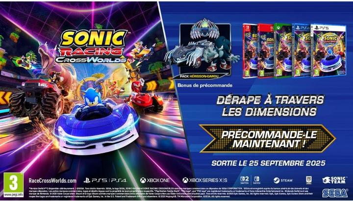 Produktbild Sega Sonic Racing: CrossWorlds (Switch)