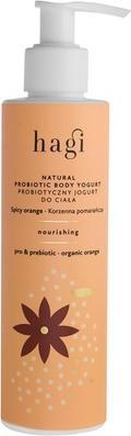 Hagi Spicy Orange Natural Probiotic Body Yogurt mit Probiotika, Sanddornextrakt und -öl, Aloe (Körperlotion, 200 ml)