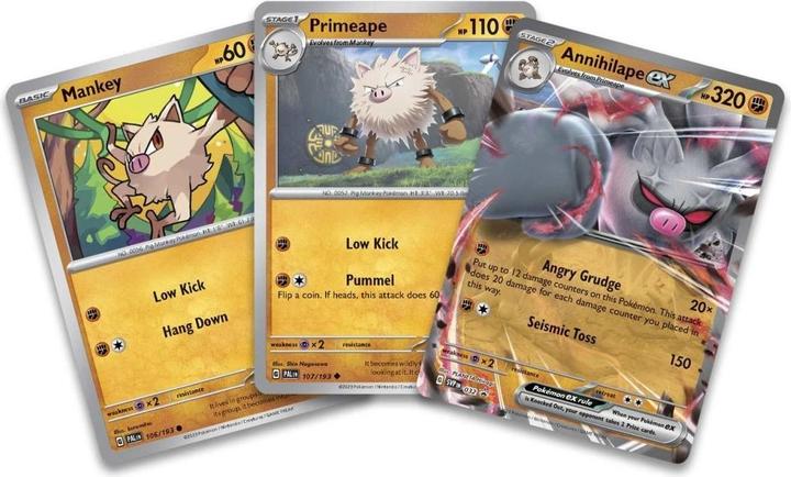 Actual product image Pokémon Ex Box Annihilape Box Set (English, Booster Pack)