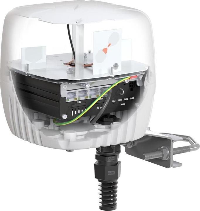 Produktbild Quwireless QuCube für Teltonika RUTX11 – Outdoor-Multibandantenne für 5G, LTE, Wi-Fi, GPS & Bluetooth (5G, GPS)