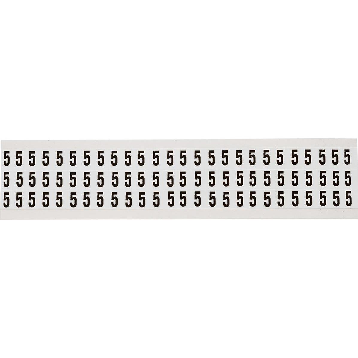 Brady, Etiketten, W05 Series Etiketten mit Zahlen und Buchstaben