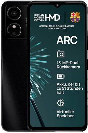 Produktbild HMD Arc (64 GB, Black, 6.52", Dual SIM, 13 Mpx)