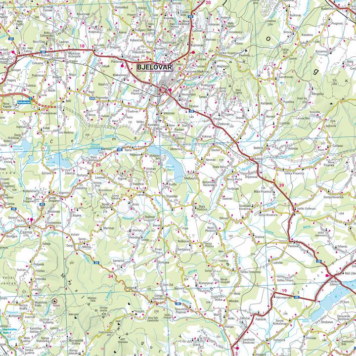 Immagine prodotto Croazia, Set di mappe stradali 1:200.000