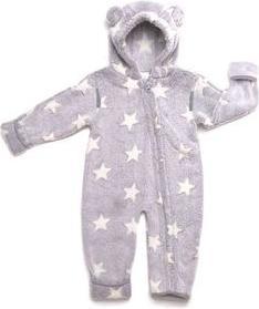 Produktbild Hoppediz Fleece Overall grau-creme (92, 98)