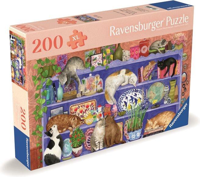Produktbild Ravensburger Puzzle 12001367 - Katzen im Regal - Puzzle für ältere Menschen und Senioren, mit 200 (200 Teile)