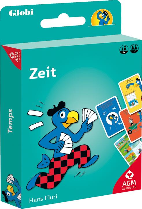 Actual product image Globi educational game Time (German)