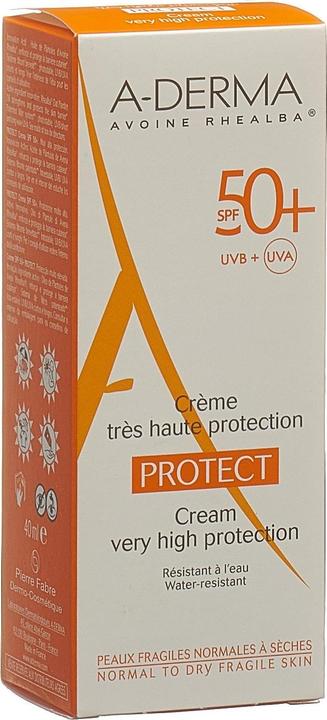 Produktbild A-Derma PROTECT Creme SPF50+ (Sonnencreme Gesicht, SPF 50+, 40 ml, 59 g)