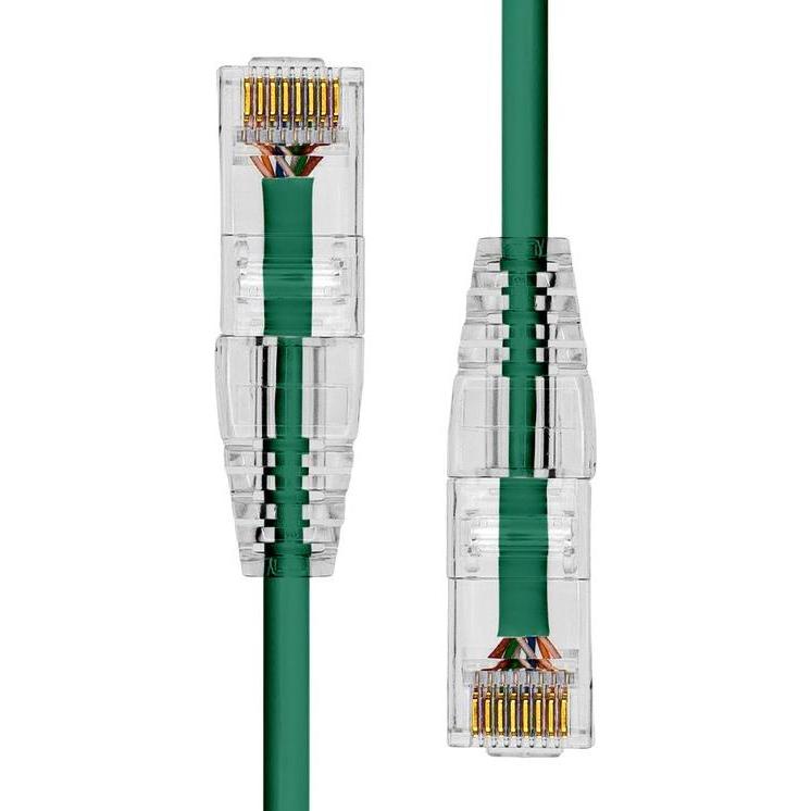 Thumbnail - ProXtend Slim U/UTP CAT6 LSZH AWG 28 Green 4M (U/UTP, CAT6, 4 m), Netzwerkkabel