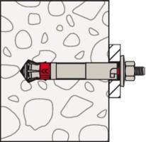 Actual product image Fischer FSU-P M12x125/50 R (10 pcs.)