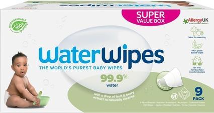 Produktbild WaterWipes Bio Soapberry Wipes (9 x 60 Stk.)