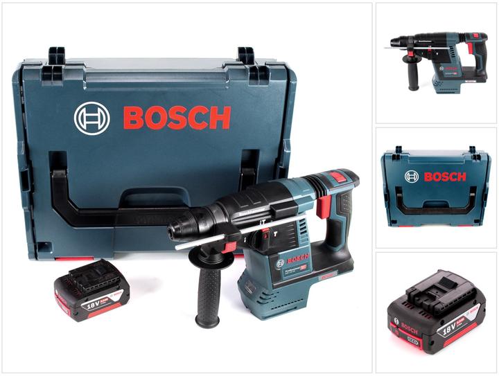 Actual product image Bosch Professional Bosch GBH 18 V-26 Professional SDS-plus Cordless Rotary Hammer + 1x Battery GBA 5 Ah + Carry Case L-