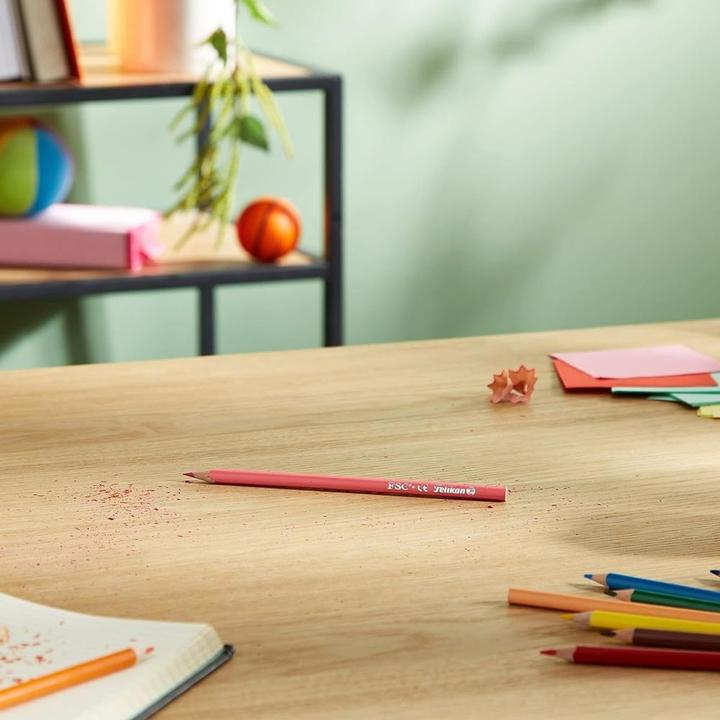 Produktbild Pelikan Buntstifte dünn dreikant (12x)