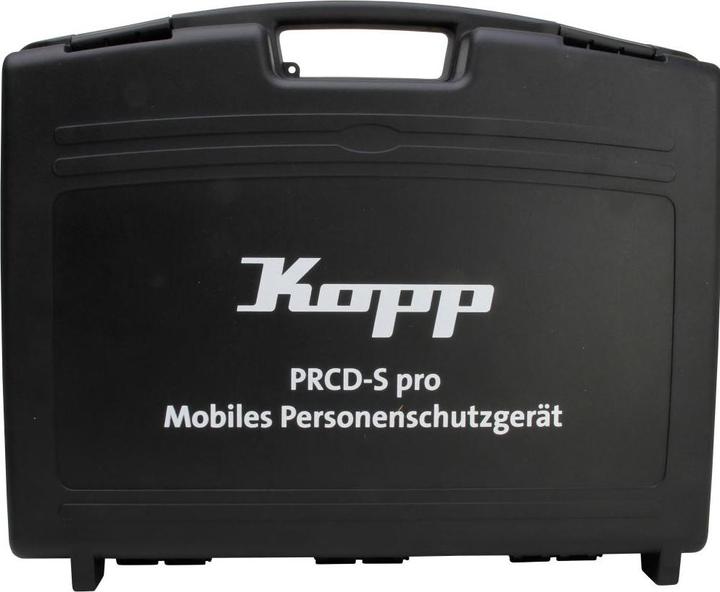 Actual product image Kopp 148603017 Intermediate switch with PRCD 230V Black IP55 (4.50 m, 1.50 mm²)