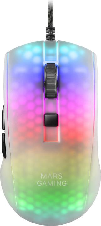 Actual product image Mars Gaming Souris Filaire Gamer Mmr RGB (Blanc) (Cable)