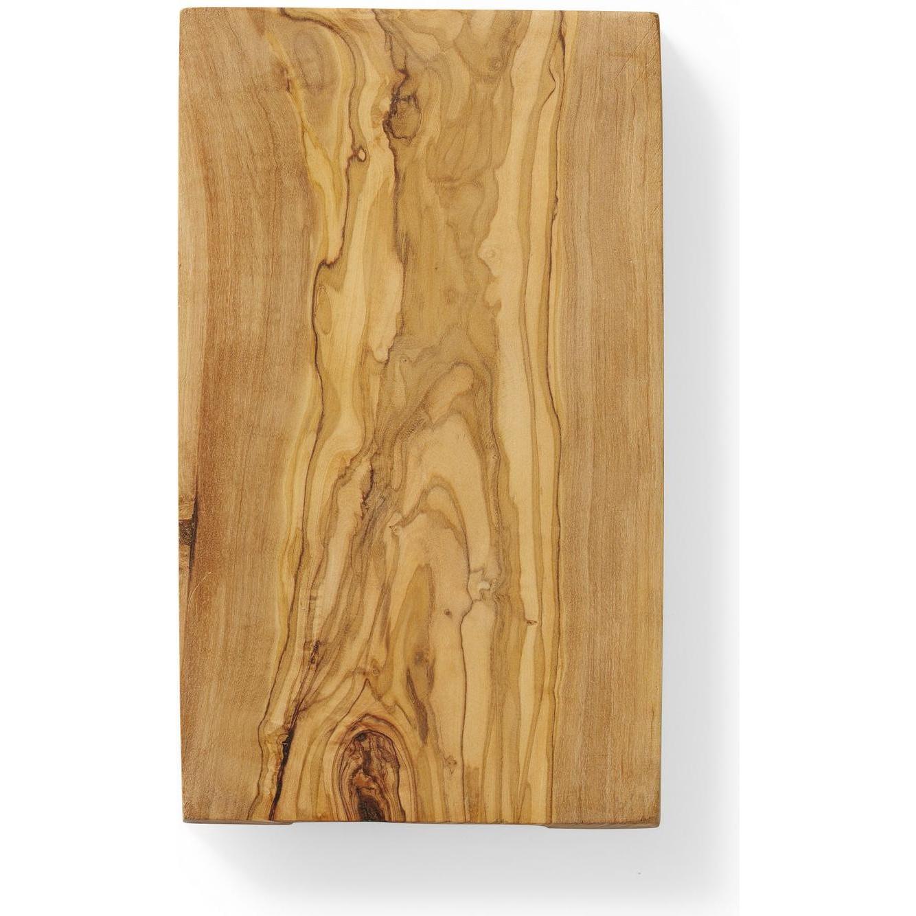 Hendi Schneidebrett aus Olivenholz, Schneidebrett, Braun