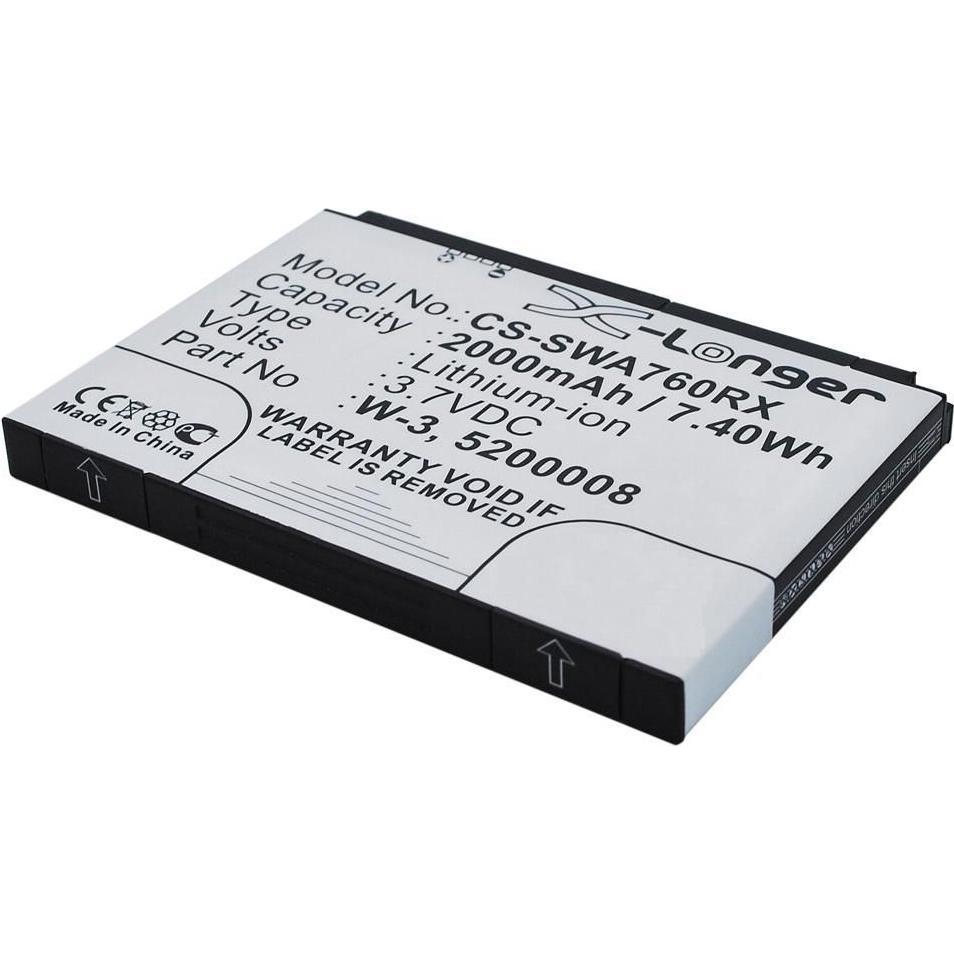 CoreParts Battery for Hotspot, Notebook Ersatzteile, Schwarz, Weiss