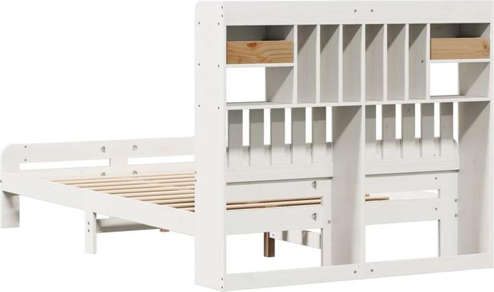 Image du produit vidaXL Bett mit Regal (135 x 190 cm)