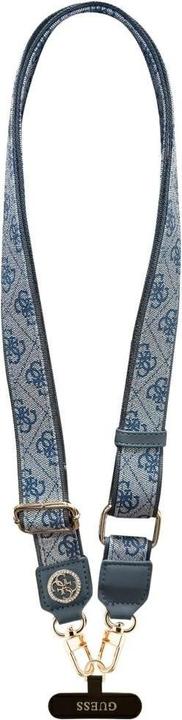 Produktbild Guess Universal lanyard CBDY 4G Tether Patch Strass Metal Logo blue