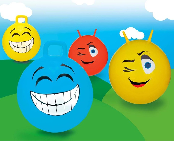 Produktbild Jamara Hop Ball Smile - Trichterball - Junge/Mädchen - 1 Jahr(e) - Gelb - 407 g