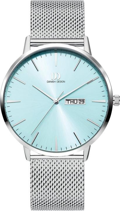 Produktbild Danish Design Dänisches Design Tidlã¸s Akilia Day/Datum Husky Blue Mesh IQ69Q1267 (Analoguhr, 41 mm)