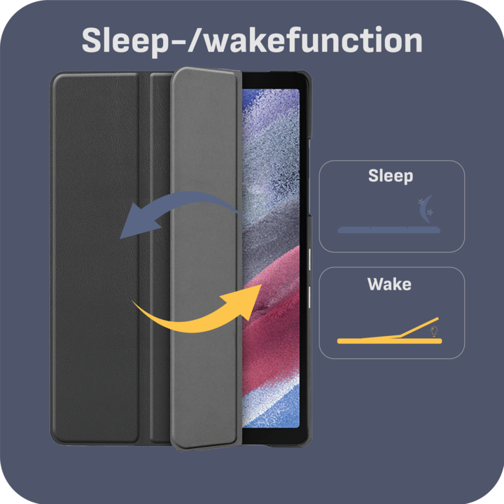 Actual product image Cazy Premium Smart Cover Compatible with Samsung Galaxy Tab A7 Lite - Protective Case Cover - Automatic (Galaxy Tab A7 Lite)