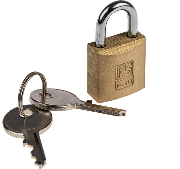 Produktbild RS PRO Solid Brass Padlock 20 mm