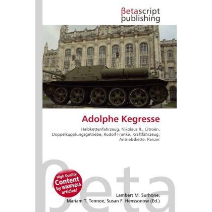 Thumbnail - Adolphe Kegresse, Ratgeber