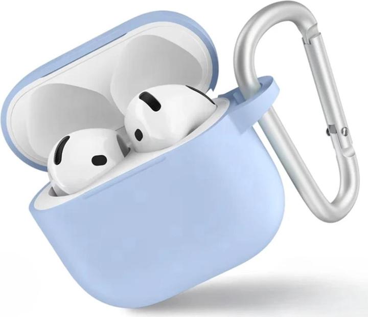 BlueO - Liquid Silicone Protect Case - for AirPods 4 - Sky Blue (Headphone sleeve)