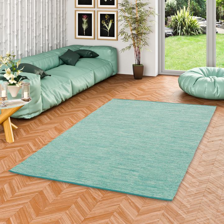 Produktbild Pergamon Baumwolle Natur Kelim Teppich Easy Meliert (70 x 250 cm)