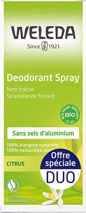 Produktbild Weleda 2er-Set Deodorants - 2 x 100 ml (Spray, 200 ml)