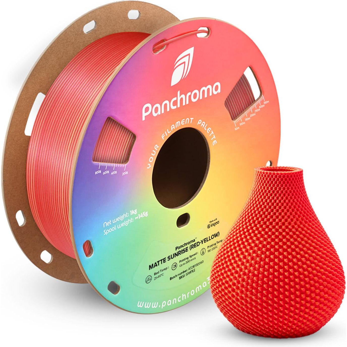 Polymaker Panchroma™ PLA Dual Matte (PLA, Mehrfarbig), 3D Filament, Mehrfarbig