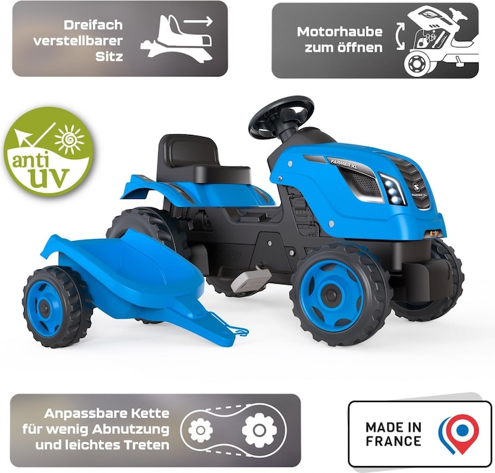 Produktbild Smoby Farmer XL + Trailer