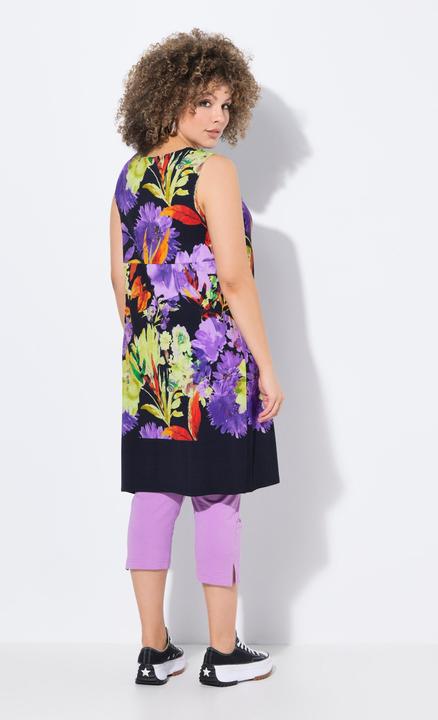 Produktbild Ulla Popken Jerseykleid, bedruckt, A-Linie, Rundhals, ärmellos (42, 44)