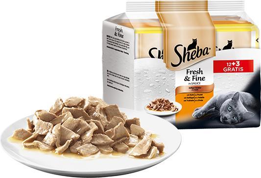 Actual product image Sheba Fresh & Fine Sauce (Adult, 15 pcs., 750 g)