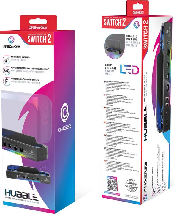 Actual product image Oniverse Nsw2 Multifunction Stand - Black (Switch 2)