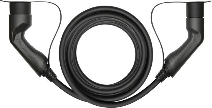 Actual product image Deltaco EV charging cable, e-car & hybrid, Type2 to Type2, 32 A, 22 kW, 3-phase (Type 2, 22 kW, 32 A, 10 m)