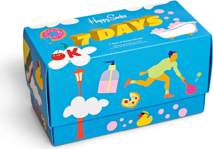 Image du produit Happy Socks Chaussettes décontractées et confortables (paquet de 7, 36 - 40)