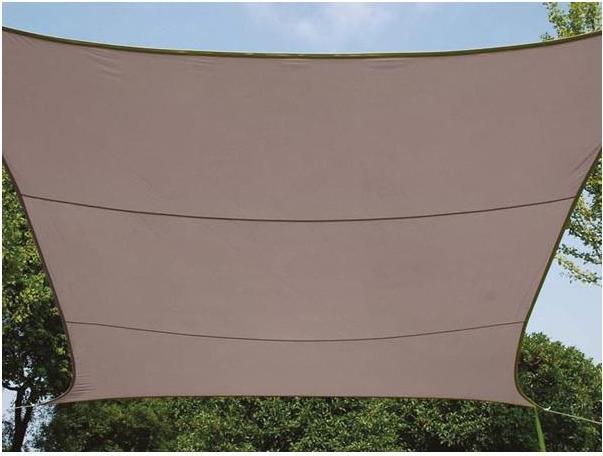 Produktbild Perel SONNENSEGEL - RECHTECKIG - 4 x 3 m - FARBE: TAUPE (4 x 3 m)