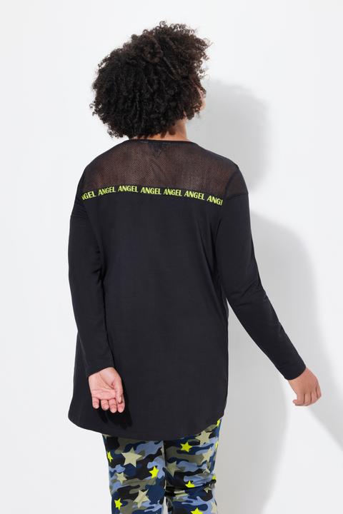 Actual product image Angel of Style Sweatshirt with mesh insert and inscription tape (52)