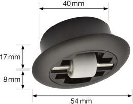 Actual product image Wagner System Fixed castor