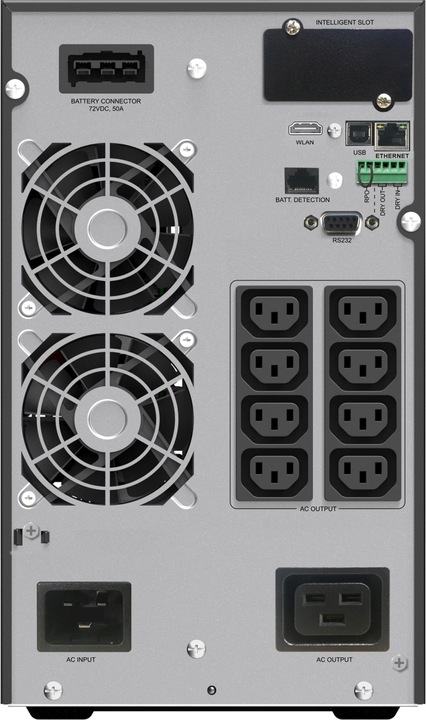Produktbild Powerwalker USV VFI 3000 ICT loT (3000 VA, 3000 W, Online-Doppelwandler USV)