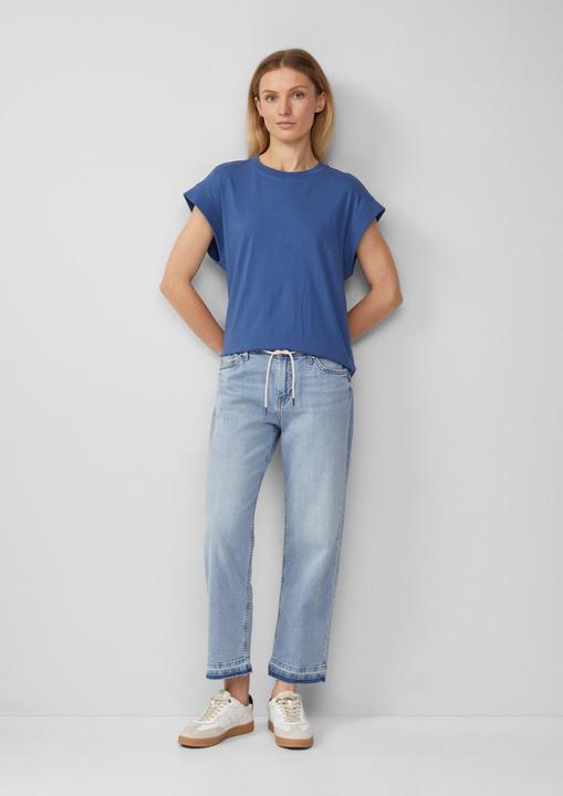 Produktbild S.Oliver T-Shirt T-Shirt im Relaxed Fit mit überschnittenen Schultern (36)